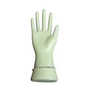 Urban Outfitters Botanical Hand Jewelry Stand Green Figure Statue